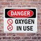 Signmission Oxygen In Use Danger Sign, Plastic, 10in W x 7in L, 2PK OS-2PACK-DS-P-710-L-1513 - alternate 8